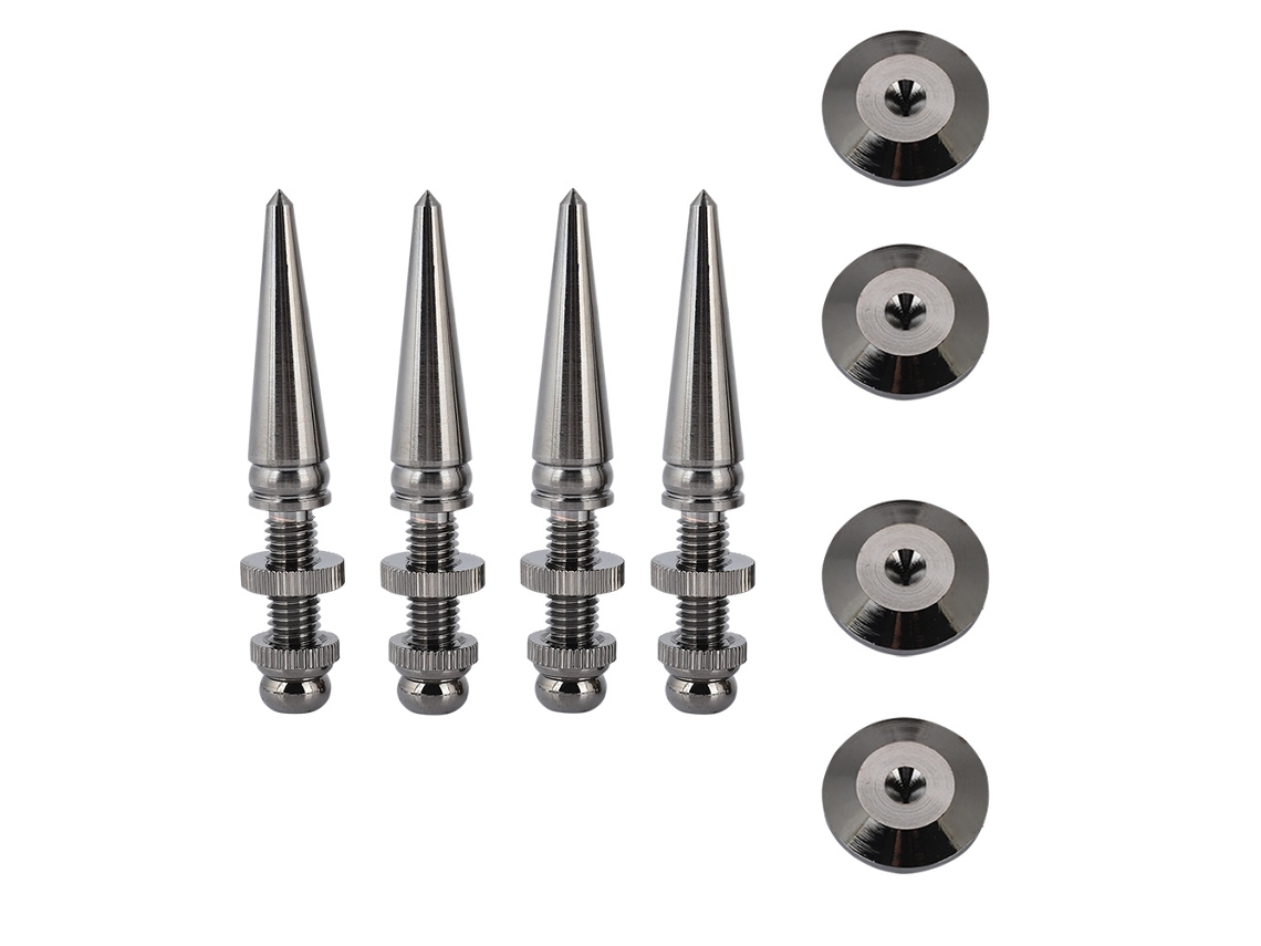 Aetheria 4 Pares Pinos de Base de Cobre Puro Anti impacto para Alto falante Subwoofer Stand Almofada