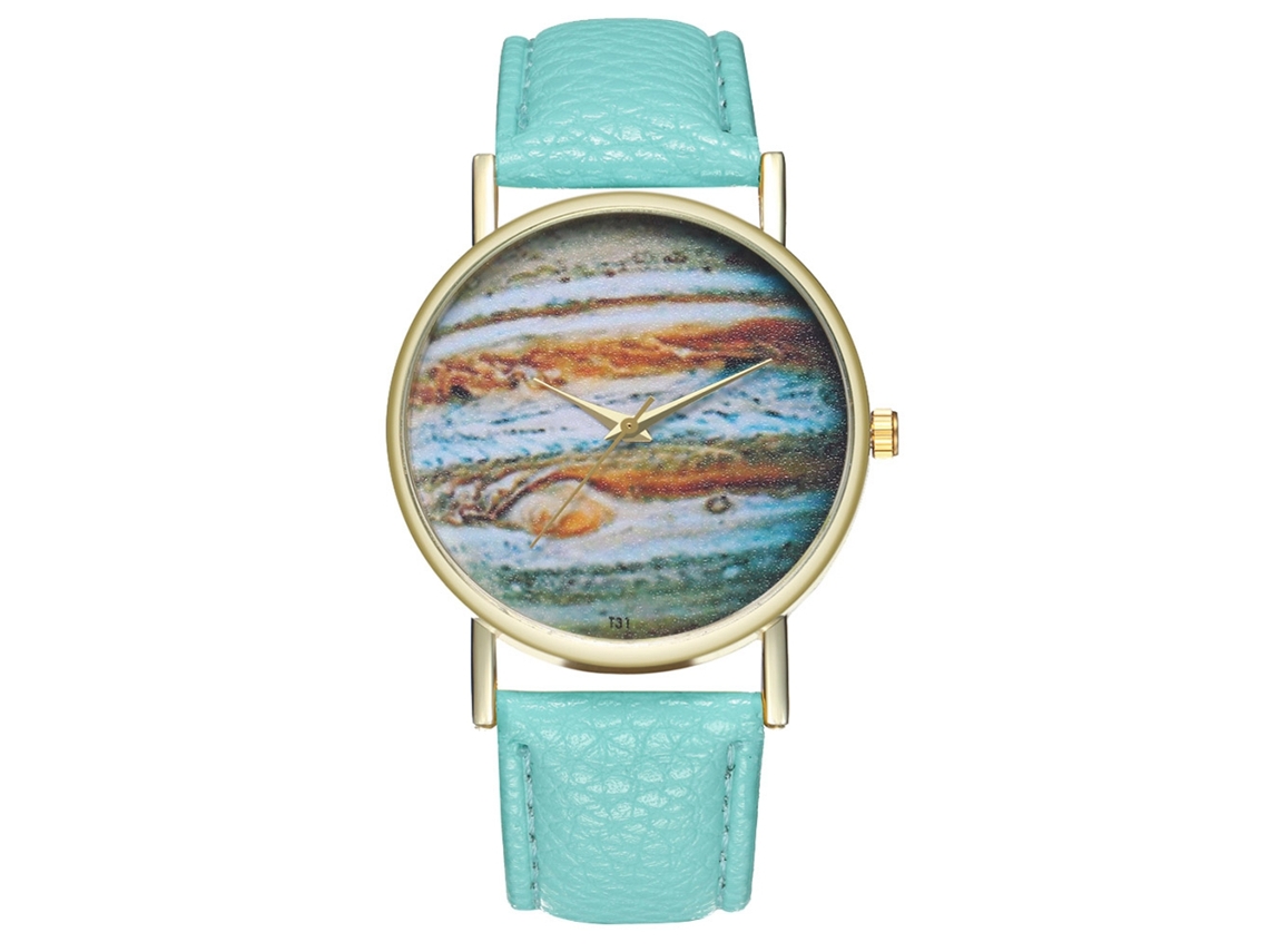 Reloj Analógico De Cuarzo Para Mujer/hombre Con Correa De Pu Zhoulianfa (mint)
