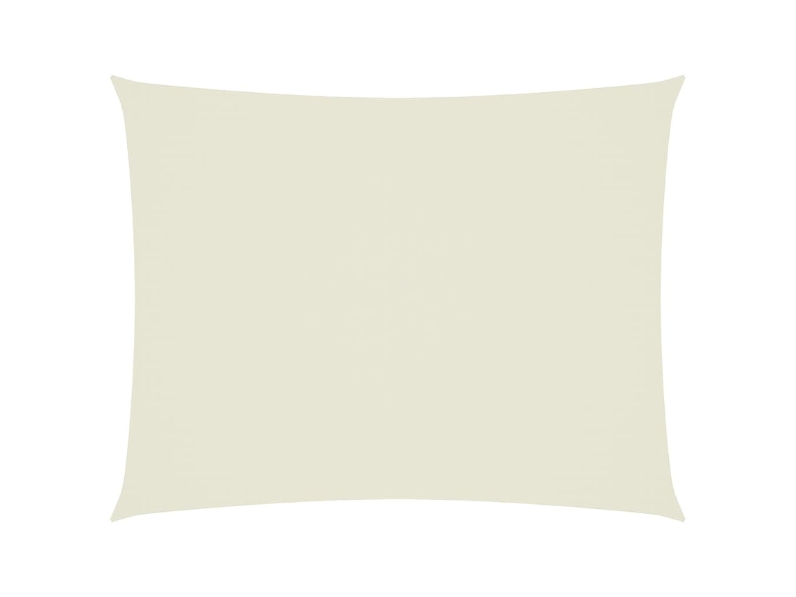 Toldo vela VIDAXL Cream (600 x 800 cm)