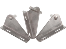 Conjunto de 3 Dobradiças de Aço Inoxidável Compatíveis com Refrigeradores e Congeladores, 28 Mm. SFUSHOS