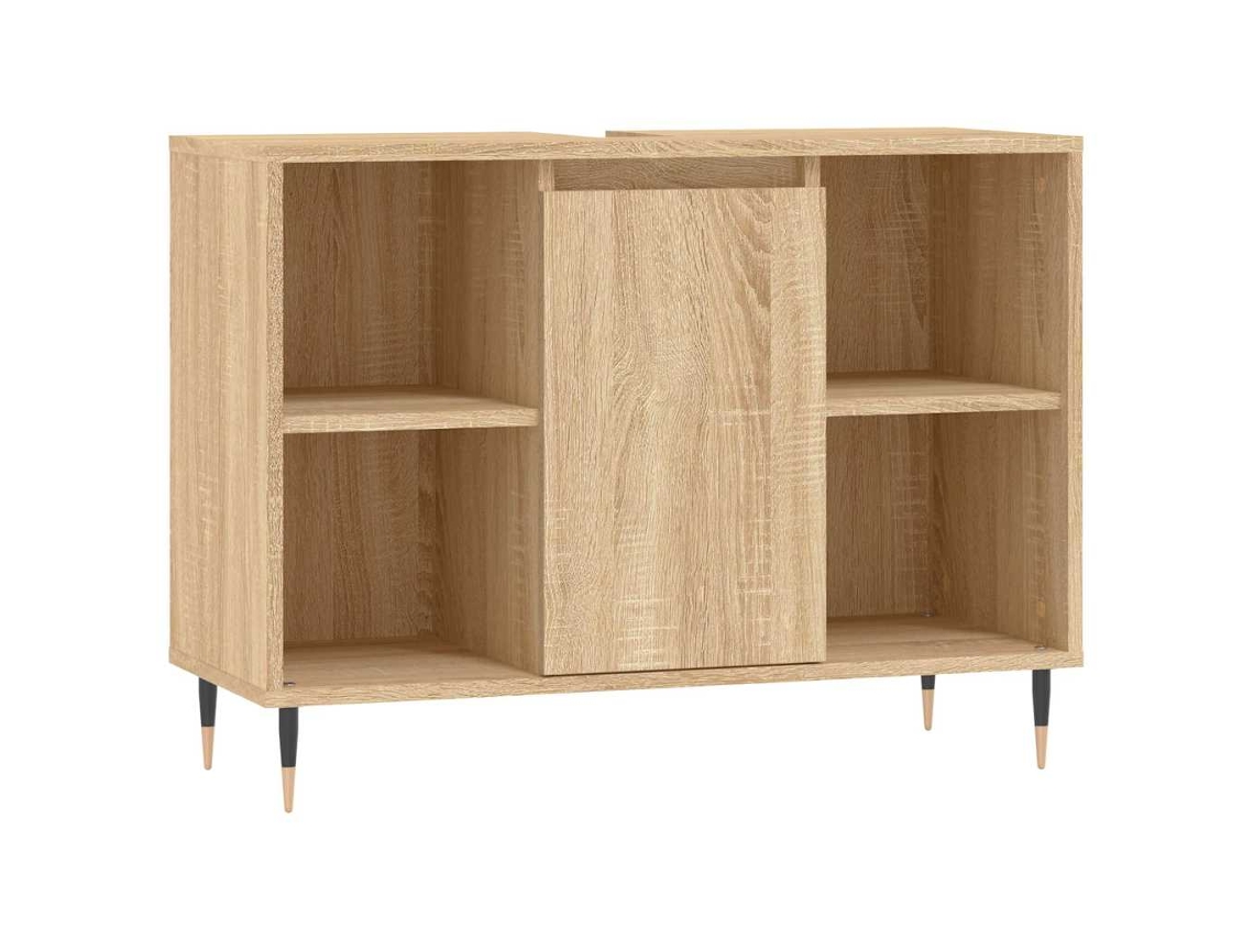 Armário P/ Casa Banho em Derivados de Madeira Carvalho Sonoma MAISON EXCLUSIVE (80x33x60 cm)