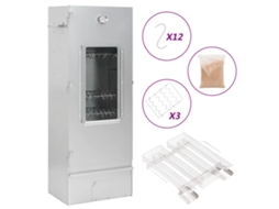 Vidaxl Defumador P/ Churrasqueira C/ Gerador Fumo Frio Aço Galvanizado