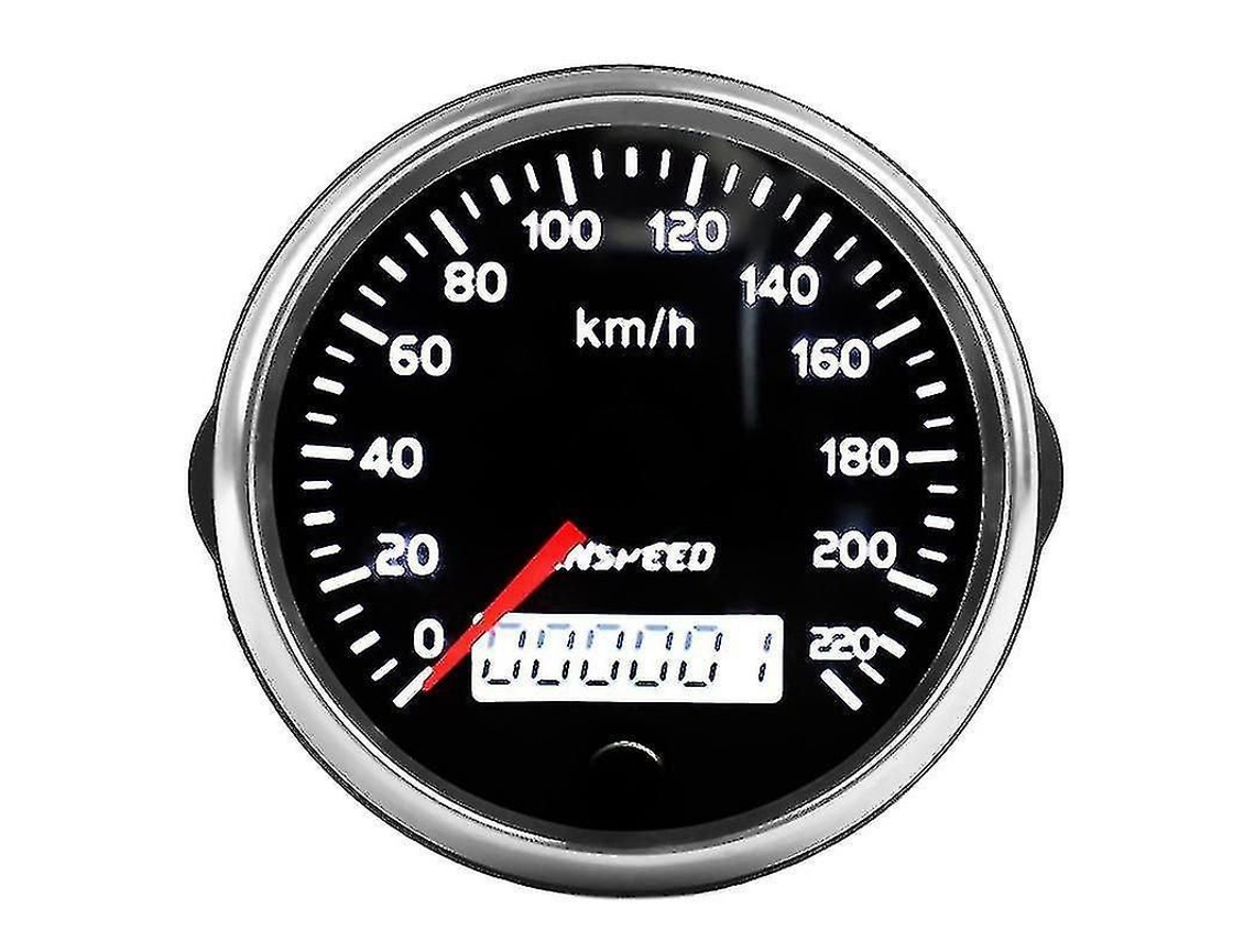 Velocímetro Gps 12v/24v 85mm 220km/h para Carro e Motocicleta