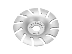 Disco De Forma Para Esmeril 12 Dentes Aço Inox Gravura Em Madeira Madeireiro 95mm Prata