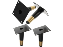 Conjunto De 4 Pés Metal Para Móveis, Ideais Para Sofás E Armários Pés Modernos Móveis De Sala Estar