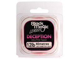 Fluorocarbono Decepction Ultra Pink Tippet 40 M Rosa 0.300 Mmblack Magic