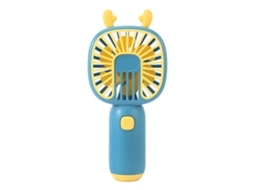 Ventilador Mini Recarregável Silencioso Azul S/MARCA