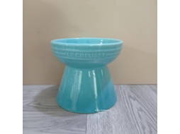 Tigela Le Creuset Cool Color Cerc para Cães, Ideal para Comida e Água, com Design Anti tombamento, Pés Altos AQUAFORGE