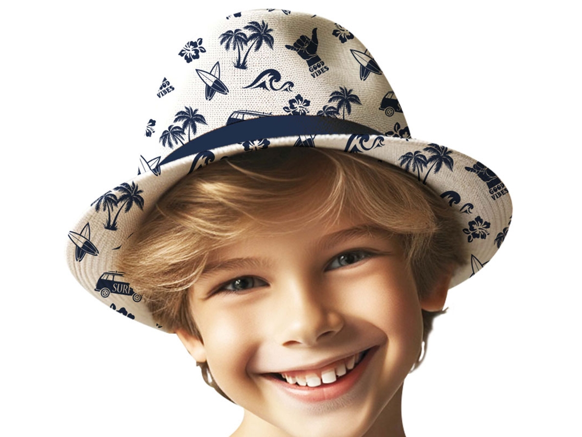 Boné de surf de verão infantil