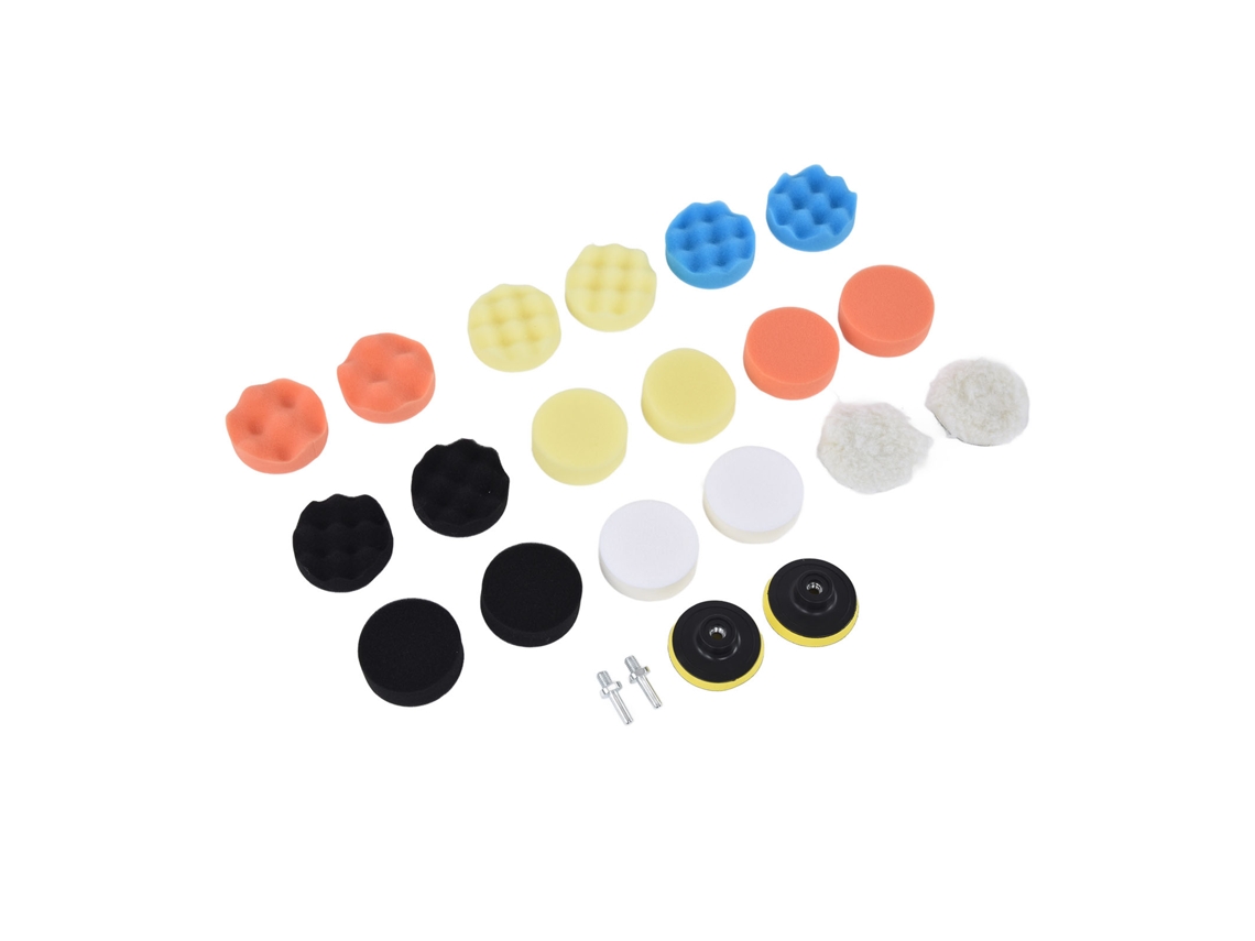 Laxiscreed Kit De Polimento E Lixagem Para Automóveis Com 22 Peças Para Cera E Vedante