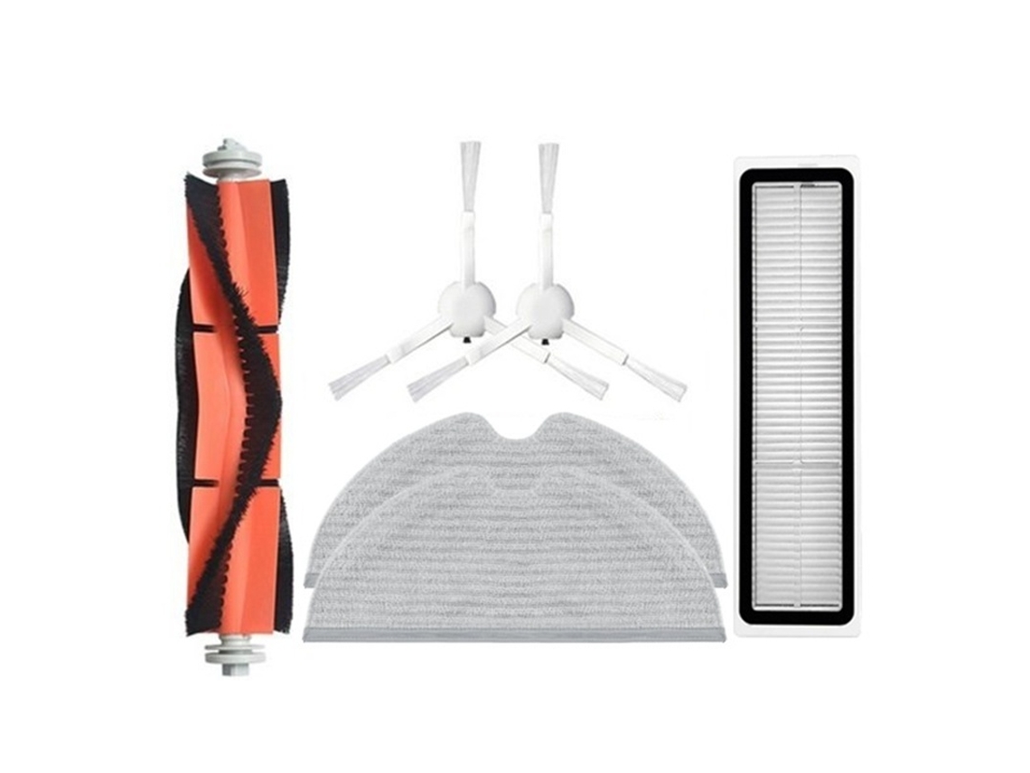 Kit de Acessórios para o Aspirador Robô Xiaomi Dreame D9, Peças, Escova Principal, Escova Lateral, Filtro Hepa, Pano de Limpeza BRILVIBERA