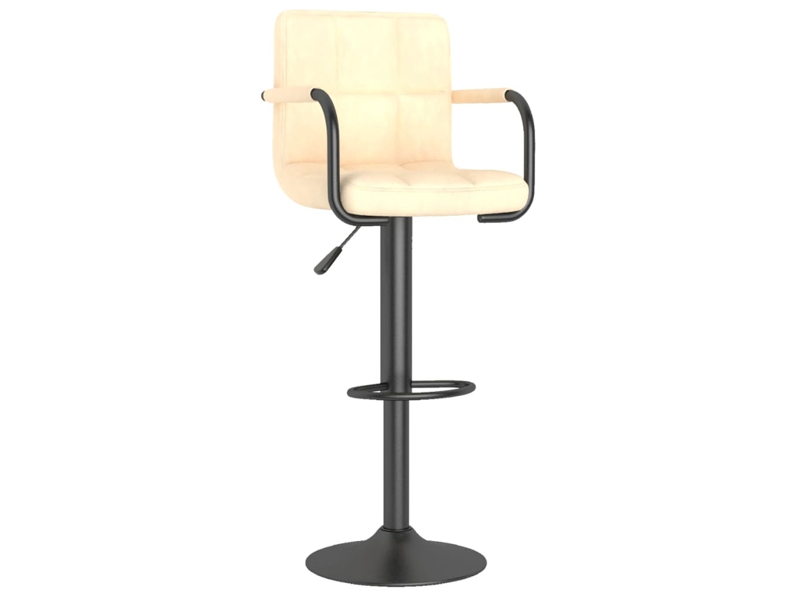 Bar Stool, Bar Stools Vidaxl Creme Veludo (n/a)