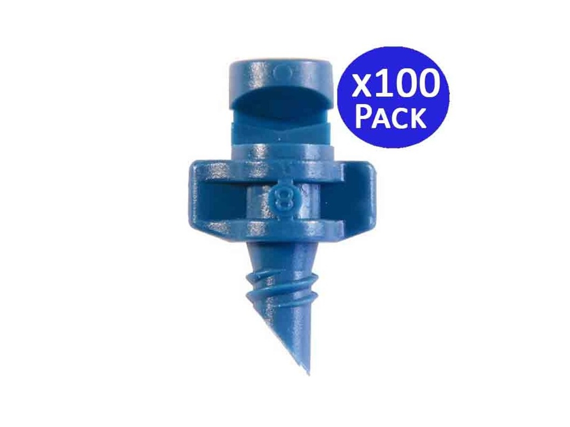 Microaspersor de riego 360º 1-1,2 metros (Pack 100) SUINGA
