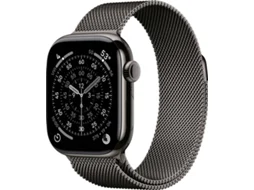 APPLE Watch Series 11 GPS + Cellular 42 mm Titânio Ardósia com Loop Milanesa Ardósia