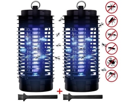 Armadilha Para Mosquitos Lettouch 2x Lâmpada Uv Proteção Contra Insetos Mosquitos Mosquiteiros Letouch