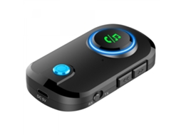 Transmissor/receptor Bluetooth Sem Fio Com Viva-voz E Entrada Auxiliar.