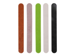 Conjunto de 5 peças de lixas de unha para manicure e pedicure, acessórios para polimento.