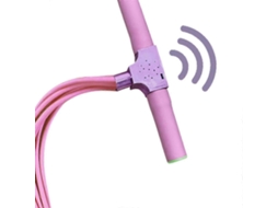 Faixa de Resistência com Pedal Multiuso para Ioga Rosa AQUAFORGE