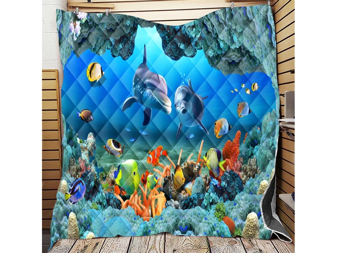 Colcha Acolchoada Fansu Capa de Cama Cobertor para Ar Condicionado Edredom Conjunto Estampada Sofá com Criança