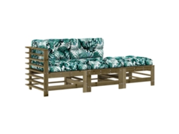 Garden Lounge Set, Garden Lounge Sets Vidaxl Marrom Madeira De Pinho Impregnada (n/a)