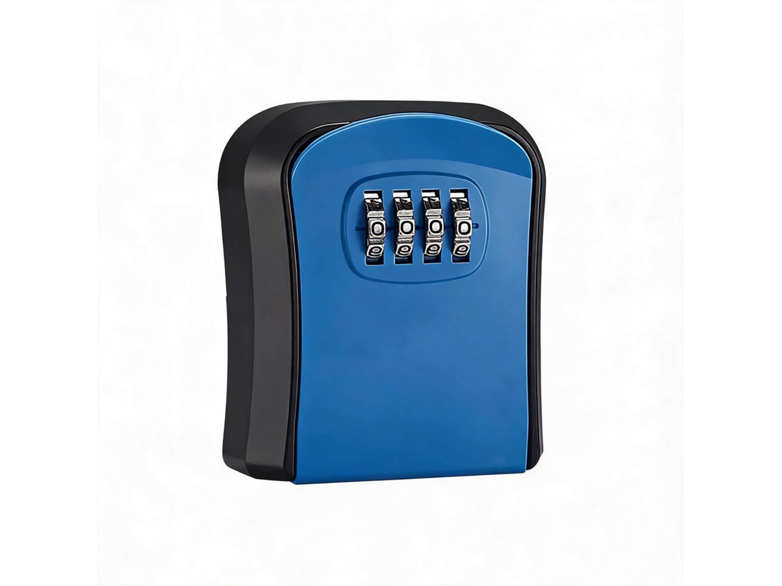 Cofre Chaves Eifson Segredo 4 Dígitos 8x4x9.5cm (azul)