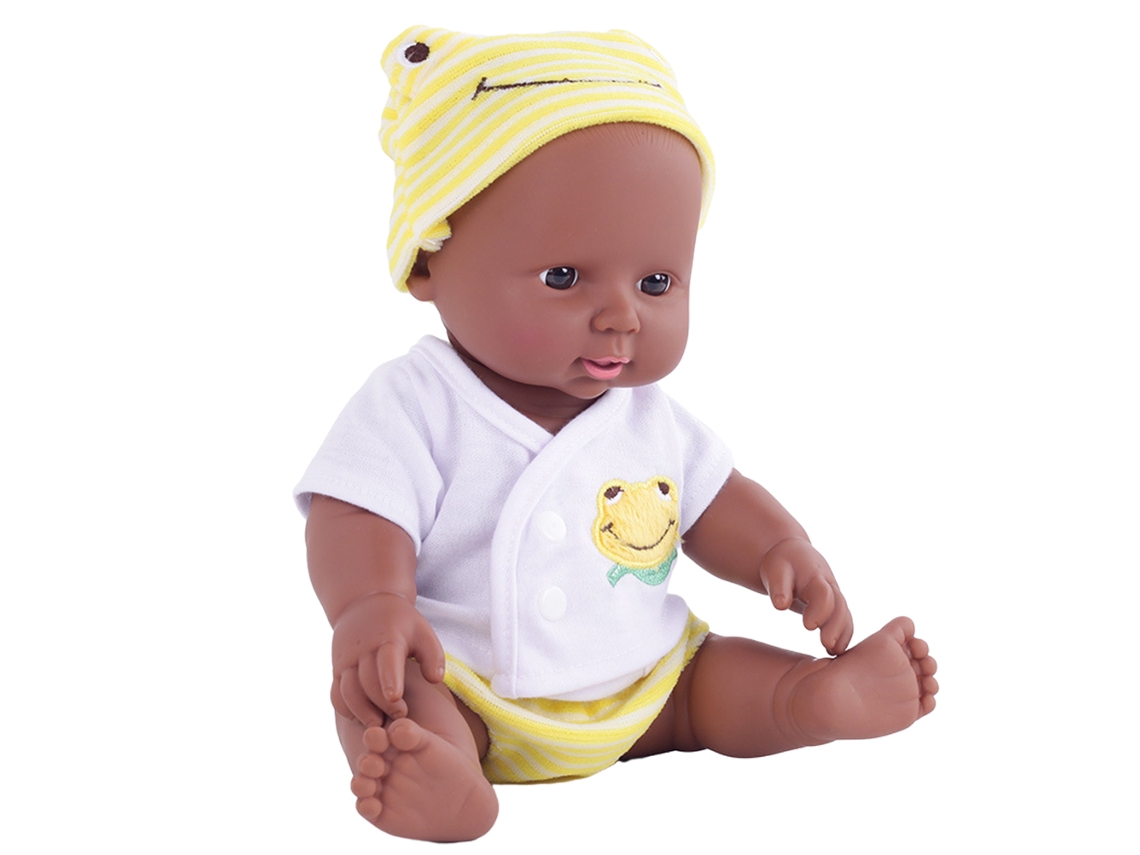 Ats muñeca Bebé de 30cm Juguete de Vinilo Suave Realista para Niños Niñas