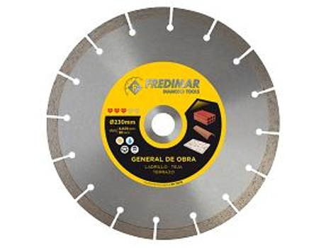 Disco Universal Ø230 Segmentado Corte Rápido 10 Mm. FREDIMAR