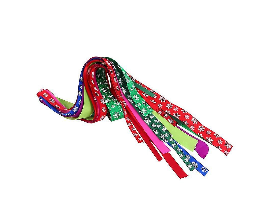 Fitas E Enfeites Coloridos De 2,5 X 91 Cm, Pacote Com 12 Unidades, Linda Série De Natal, Para Embrulho De Presentes E Caixas. Hengjian