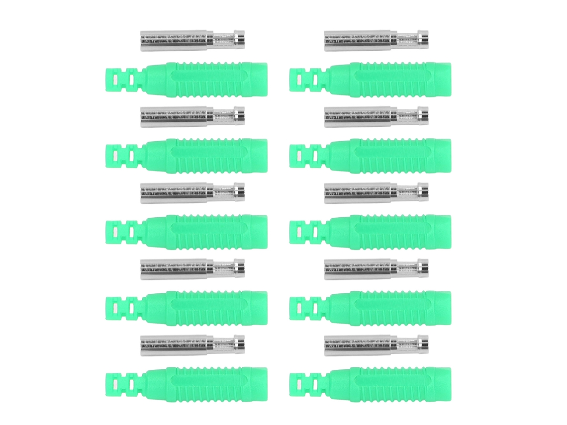 Laxiscreed Conector De Soquete Fêmea Banana Em Latão Com Adaptação Por Pressão
