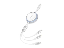 Cabo Foneng X113 3 Em 1 1,1 M Branco