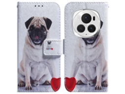 Capa De Couro Para Honor Magic6 Pro 5g Com Estampa De Carteira E Capa Para Celular