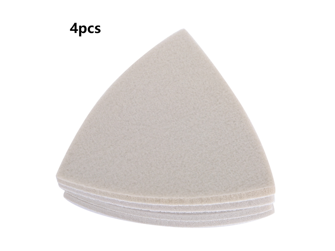4 Folhas De Papel De Lixa Triangular 1800-2000 Discos De Lixa Almofadas De Lixa Ferramentas De Polimento