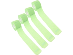 4 Rolos De Curativos Descartáveis De Papel Verde Para O Pescoço, Leves E Adesivos.