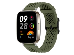 Bracelete para Redmi Watch 3 XIAOMOYU em aço inoxidável sete esferas preta (20mm)