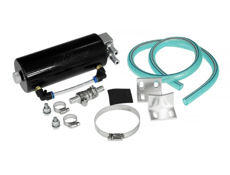 Oil Catch Tank Jrspec Modelo 11 Preto, Com Bocas De 10mm Fmic