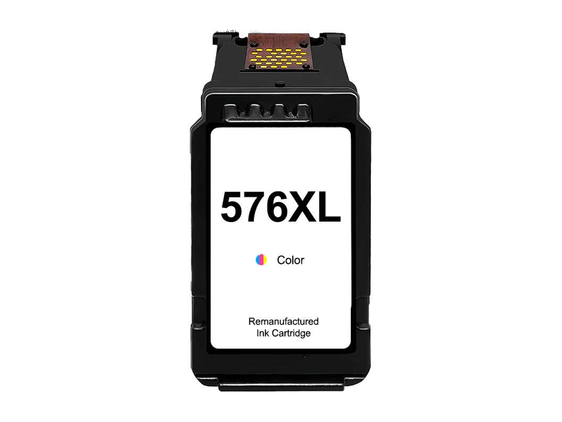 Cartucho De Tinta Colorido Remanufaturado Canon Cl576xl Substitui 5441c001/5442c001