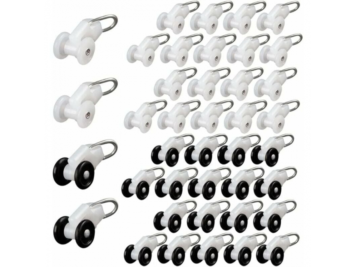 Rolo De Varão Para Cortina Com 40 Peças. Gancho Para Pérgola