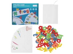 Primerox brinquedo Educativo Alfabeto Cartões Flash Letras de Madeira para Crianças Toddlers 3+ Anos