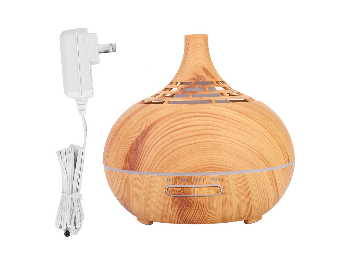 Umidificador Purificador Ar Aromaterapia Luz Led