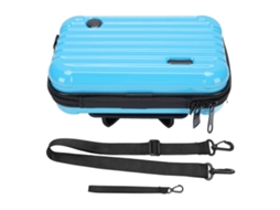 Bolsa Frontal Mali para Bicicleta, Plegável, PVC, Preto com Capa Dura