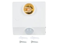 Interruptor De Movimento Com Sensor Infravermelho E27 Ajustável Para Lâmpadas Led E Aparelhos Elétricos
