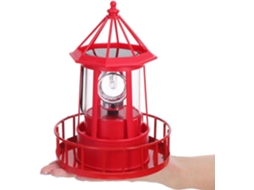 Farol De Ferro Com Led Solar À Prova D'água Para Jardim.