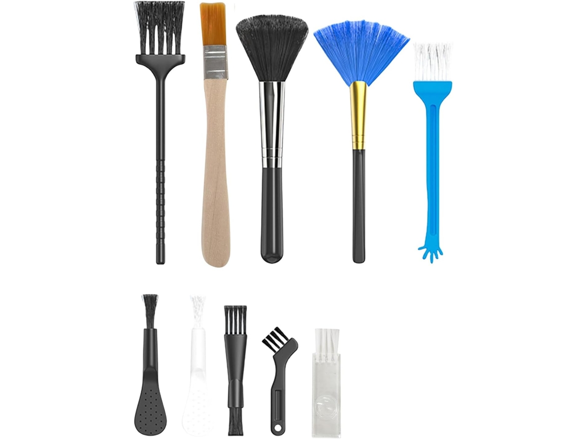 Kit De Limpeza Essencial Com 10-escovas Cerdas Macias, Ferramenta De Limpeza Keygap Para Notebooks Em Diversas