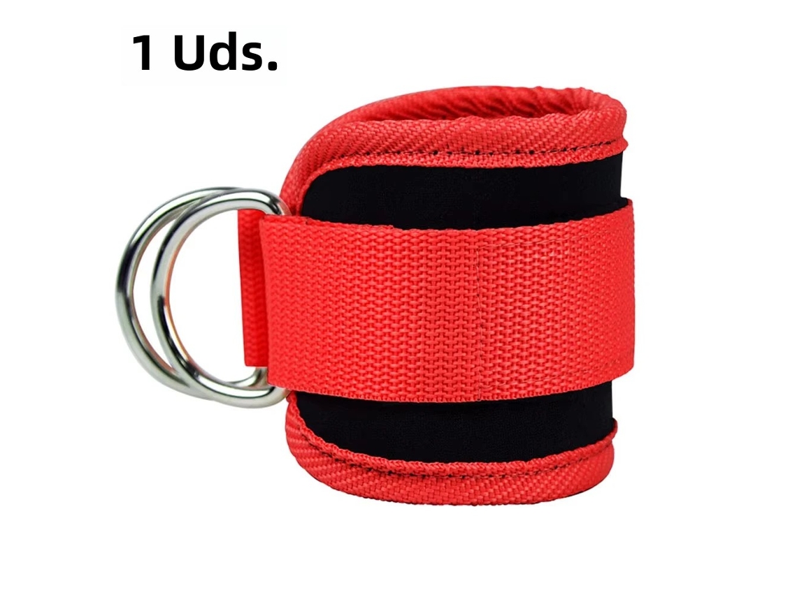 (vermelho) Tira Ajustável No Tornozelo Com Suporte Em Forma De D.