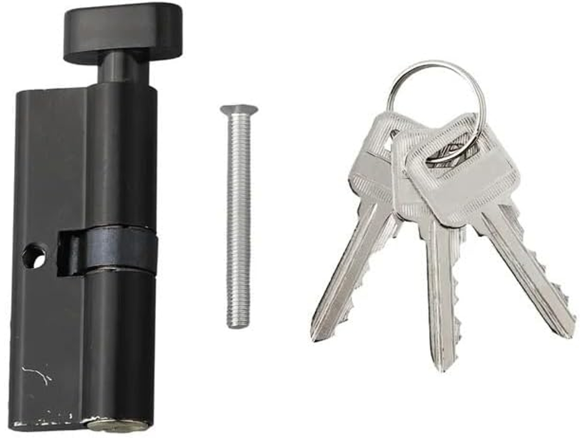 Fechadura de Porta Cilindro 70 70 Mm 3 C, Proteção, Chave, Suave