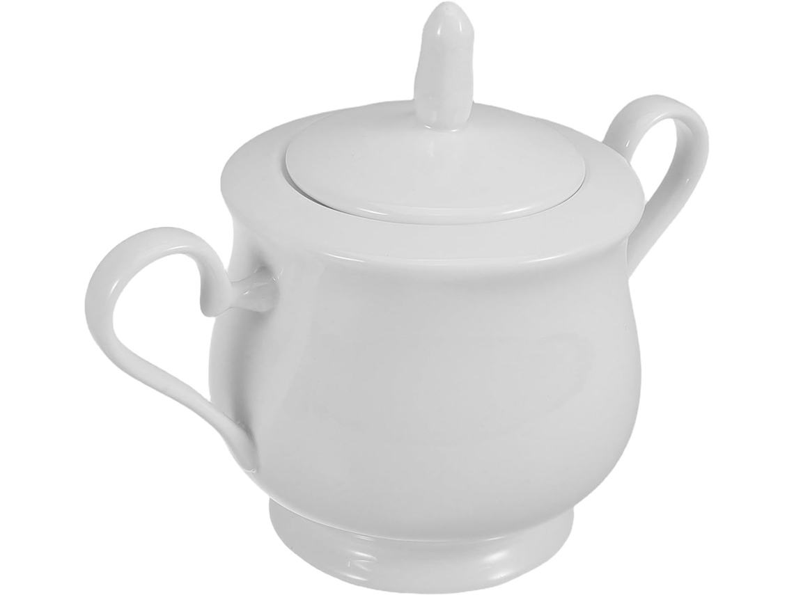 Açucareiro De Cerâmica Com Tampa, 370 Ml – Hermético Vintage Para Cozinha
