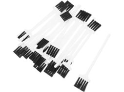 Escova De Limpeza Totority Em Nylon Branco Para Utensílios Cozinha E Frestas Portas Ou Janelas, Compacta E Portátil