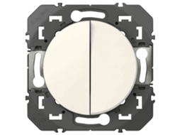 Interruptor Duplo Bidirecional 10a Branco Dooxie Legrand