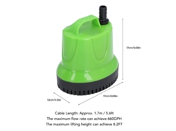 Bomba Submersível Laxiscreed 1189 Gph, 100w Silenciosa Para Poços E Cisternas