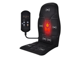 Assento De Relaxamento Aquecido Com Tapete Vibratório Para Costas E Pescoço, Almofada De Massagem Corporal Completa De 12 V Para C Aquaforge